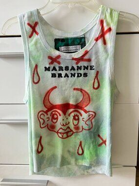 Marsanne Brands vampire chick crop tank
